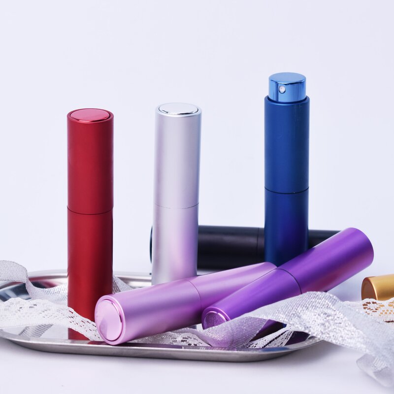 Perfume Spray Bottle Factory - 10ml Portable Aluminum Mini