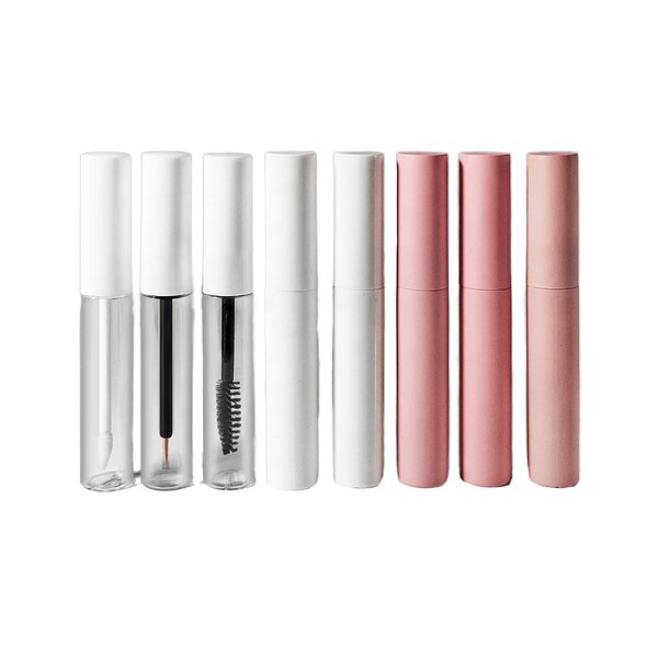 Mascara Tube Factory - Pink Custom Empty with Brush Round