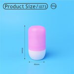Roll On Bottle Factory - 50g Plastic Deodorant with Matte Finish