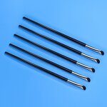 Eyebrow Brush Factory - Black Fine Oblique Angled Eyeliner