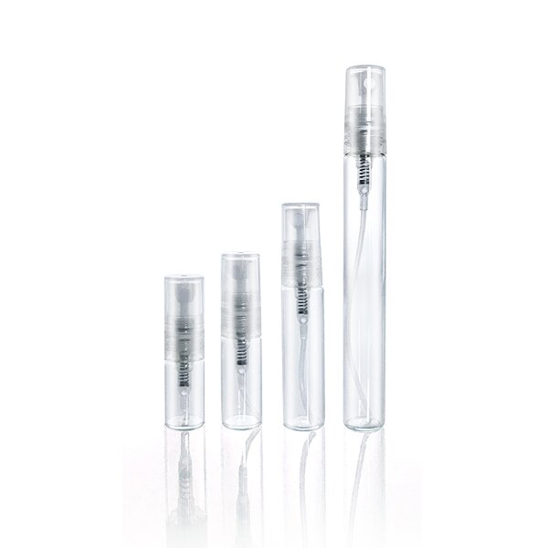 Perfume Spray Bottle Factory - 5-10ml Slender Clear Petals Print