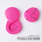 Eye Shadow Disc Factory - 2.2ml Rotating ABS Plastic Box