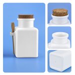 Body Scrub Bottle Factory - 100-300ml ABS Square with Spoon