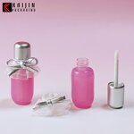 Lip Gloss Tube Factory - 3ml Pink Tube with Bow Decoration