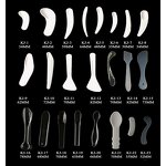 Plastic Spatula Factory - White RTS for Mixing Face Cream