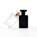 Perfume Spray Bottle Factory - 30-100ml Clear Vintage Square