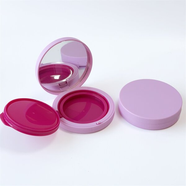 Air Cushion Box Factory - 25g Pink Round Empty with Mirror