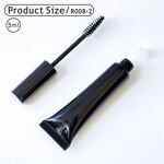 Mascara Tube Factory - 5ml Black Soft Squeeze Screw Cap