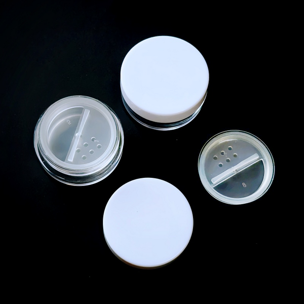 Powder Box Factory - 5g White Rotating Loose Powder Stopper