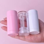 Deodorant Container Factory - 30g Round Clear PP Bottom Fill