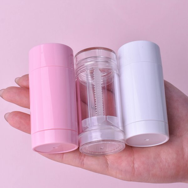 Deodorant Container Factory - 30g Round Clear PP Bottom Fill