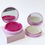 Air Cushion Box Factory - 25g Pink Round Empty with Mirror