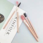 Makeup Brush Set Factory - 13pcs Professional Pink Green Bag