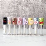 Lip Gloss Tube Factory - 6ml Pink Cute Empty Tube with Pendant