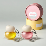 Hair Perfume Bottle Factory - 15ml Pink with Pump and Pendant