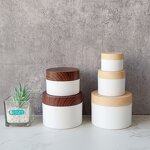 Cream Jar Factory - 10-200g Empty Jar with Wooden Cap