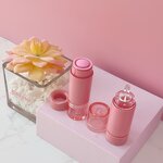Lotion Container Factory - Pink Plastic Refillable Squeeze