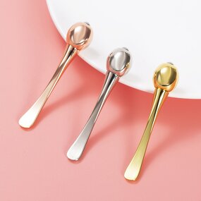 Makeup Spatula Factory - 8cm Zinc Alloy Rose Gold Mini Roller