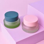 Glass Jar Factory - Olive Green 15g with Custom Lid