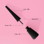 Eyeliner Tube Factory - 3ml Black ABS Screw Cap Special Shape