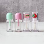 Lip Gloss Tube Manufacturer - 4ml Transparent Custom Logo Design