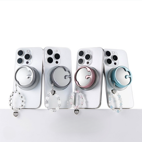 Lip Balm Container Factory - Round with Magnetic Phone Stand