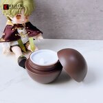 Plastic Packaging Jar Factory - 30g Matte Chocolate Color Spherical