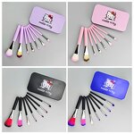 Makeup Brush Set Factory - 7 Pcs Pink with Aluminum Case