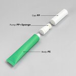 Foundation Tube Factory - 20g Empty with Sponge Applicator