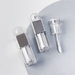 Lip Color Tube Factory - 2ml Square Textured Plastic Custom