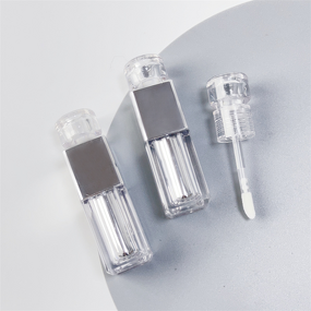 Lip Color Tube Factory - 2ml Square Textured Plastic Custom