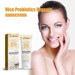自有品牌有机防晒霜Spf 50保湿美白防晒霜面霜防晒乳液3年甘油