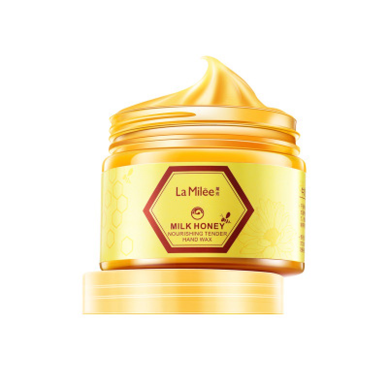 OEM Organic Hand Care Paraffin Whitening Peeling Hand Mask Honey Milk Wax for Hand Whitening
