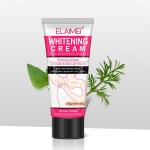 ELAIMEI天然白色有机植物遮瑕膏腋下亮肤霜美白保湿紧致功能