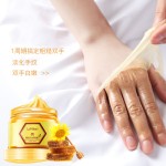 OEM有机手部护理石蜡美白脱皮手部面膜蜂蜜牛奶蜡手部美白