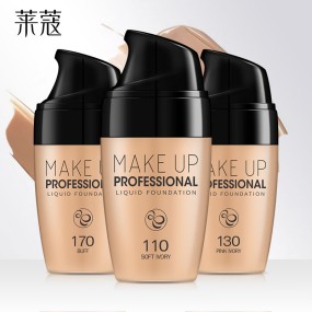 LAIKOU Professional Mineral Herbal Whitening Beauty Isolation Foundation 50ml Liquid Concealer for Dark Powder Bottle