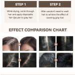 Natural Hair Dye Pen to Cover White Hair Color Temporary Black Hair Dye