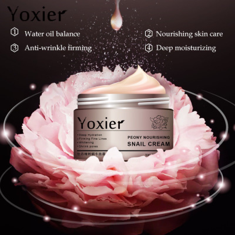 Yoxier Balance Face Cream Skin Care for Whitening and Oil Control Snail-Inspired Water & Oil Balance Lotion
