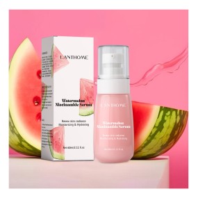 Private Label Watermelon Niacinamide Serum Moisturizing Brightening Skin Whitening Serum