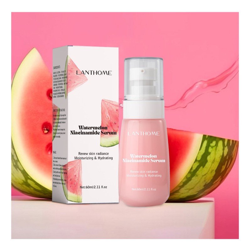Private Label Watermelon Niacinamide Serum Moisturizing Brightening Skin Whitening Serum