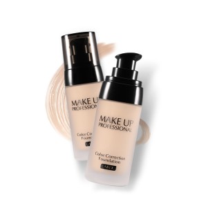 Professional Anti-Acne Oil-Control Concealer Mineral Beauty Foundation Liquid Natural Nude Waterproof Packed in Bottle