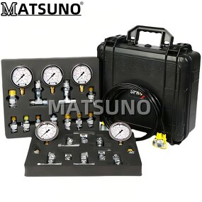 Hydraulic Pressure Gauge Set Factory - 5 Gauges Stainless Steel