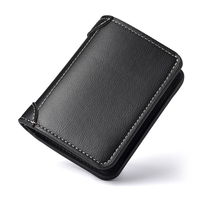 Men's Wallet Factory - OEM Retro High-End PU Material Zip
