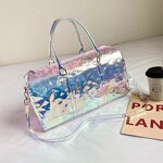 Transparent Duffel Supplier - OEM Women's Holographic PVC Bag