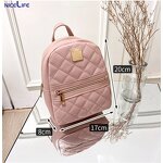 Rucksack Manufacturer - OEM Black PU Stone Leather Backpack