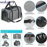 Pet Travel Carrier Factory - OEM Airline Approved Expandable Soft-Sided