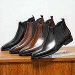Dress Shoes Manufacturer - OEM Men's Breathable Ankle Boots