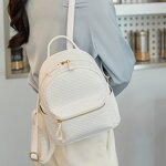 Leather Backpack Manufacturer - OEM Vegan PU Monogram Embossed