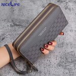 Women Wallets Factory - OEM Pu Leather Long Zipper Purse