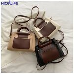 Bucket Bag Factory - OEM Retro Color Contrast Tote Bags